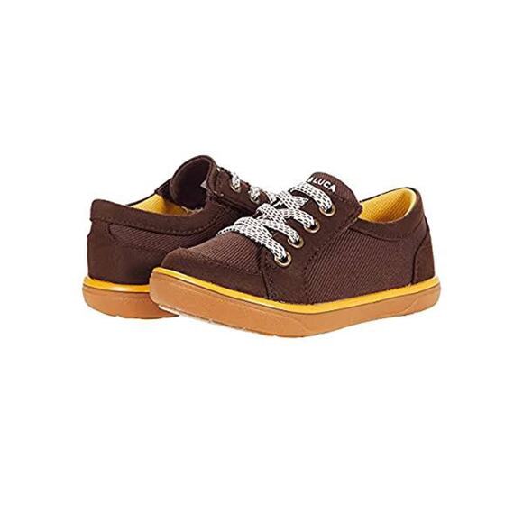 Livie and Luca reeve mocha brown shoes boys 9 slip on rubber sole vegan - Picture 1 of 10